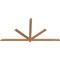 Ekena Millwork Kennewick Timber Gable Bracket, Western Red Cedar, 96"W x 48"H x 1 1/2"D x 3 1/2"F, 12/12 Pitch GBW096X48X0204KEN00SWR - alternate 3